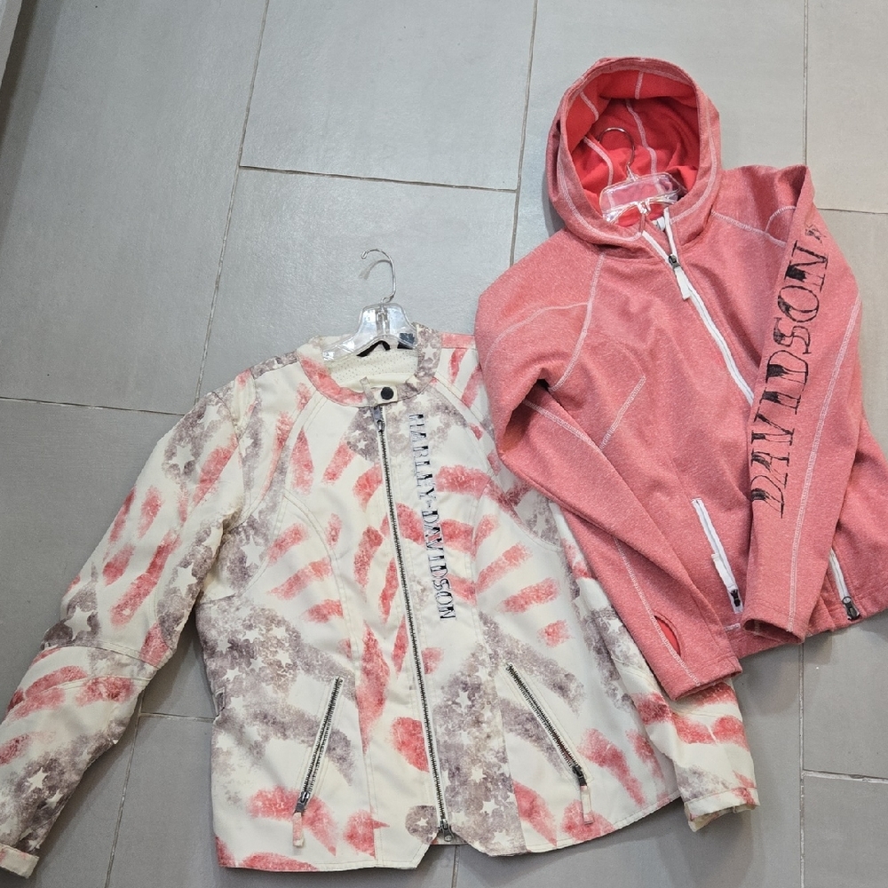 Harley-Davidson Pink and Cream Jackets